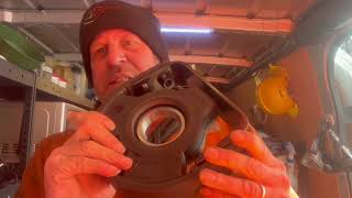 Propshaft Center Bearing Replacement truckmaintenance mercedestruck [upl. by Lot]