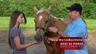 Worlds Best Horse Halter  Revolutionary New Equine Halter Design and Demonstration [upl. by Eiramit]