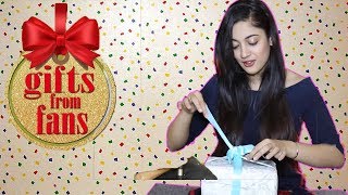 Aditi Sharma Receives Gifts From Fans  Telly Reporter Exclusive [upl. by Enilra]