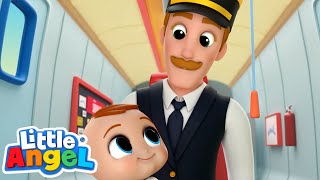 All Aboard The Choo Choo Train Song  Little Angels Kids CartoonsSongs amp Nursery Rhymes [upl. by Doll]