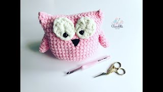 EINFACHE Eule häkeln  Kuscheltier häkeln  Amigurumi häkeln für Anfänger [upl. by Aneetsirhc107]