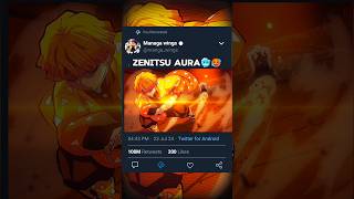 zenitsu aura🥶🥵 videoviral shorts🥶🐐 [upl. by Revilo184]