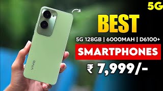 TOP 5 BEST PHONE UNDER 8000 in 2024  best processor phone under 8000 [upl. by Otreblig]