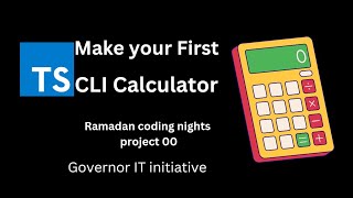 CLI Calculator using typescript nodejs and inquirer  Ramadan coding nights project 00 coding ai [upl. by Bohaty]