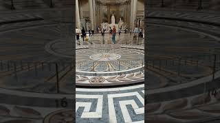 Panthéon Pendulum  Foucaults Pendulum at the Pantheon  Interior Design of Panthéon Paris France [upl. by Oletta691]