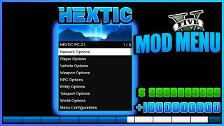 GTA 5 ONLINE NEW HEXTIC MOD MENUFull Menu ShowcaseFULL RECOVERYUnlocksUndetected [upl. by Melva]