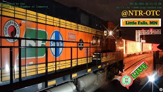 Little Falls MN PTZ Cam LIVE NOW  BNSF Staples Sub  Northern Transcon Railcams  MP 1063 [upl. by Sanford]