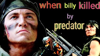 predator 1987 moviepredator seen scene and  Billy killed [upl. by Nelia]