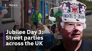 Jubilee Day 3 Thousands of street parties across UK [upl. by Neggem]