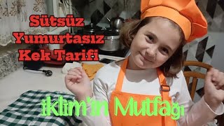 İklİmİn Mutfağında Sütsüz Yumurtasız Kek Tarifi [upl. by Butte]