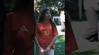 Infanta Sofía meet Gavi euro2024 spanyol [upl. by Festa]