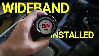 AEM Wideband Sensor Installed in R32 GTR [upl. by Littlejohn]