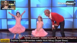 Sophia Grace Brownlee meets Nicki Minaj Super Bass  ReuP [upl. by Nahtanaoj]