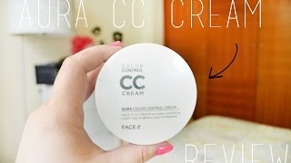 The Face Shop Aura CC Cream Review [upl. by Dahs]