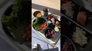 Korean BBQ day at work is the best 😋 koreanfood korea foodie mukbang [upl. by Wilbur]