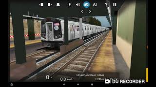 Release Hmmsim 2 R160 J train departing Prospect Park [upl. by Nett998]