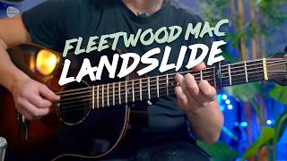 How to play Landslide by Fleetwood Mac on acoustic guitar w Fingerstyle [upl. by Eanert]