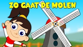 Nederlandse kinderliedjes  Zo Gaat de Molen etc [upl. by Ingeberg]