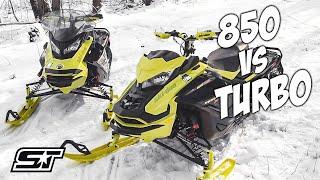 Which Ski Doo is Best for You  Renegade 850 ETEC vs 900 ACE Turbo R [upl. by Orpheus526]