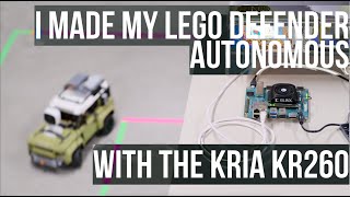 I Made My Lego Defender Autonomous with the Kria KR260 Part 3 [upl. by Fachan]