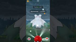 i catch a powerful Abomasnow pokemon [upl. by Mosra32]