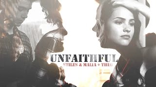 Stiles amp Malia  Theo ❖ Unfaithful AU [upl. by Nivlag106]