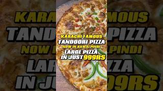 Karachi Famous Tandoori Pizza Now in Rawalpindi 🤤🔥 foodforfoodies food foodie streetfood [upl. by Nahtanohj345]