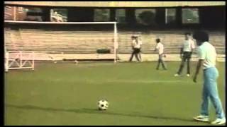 Maradonas first time in San Paolo stadium Amazing free kick [upl. by Reitman]