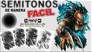 Como Hacer SEMITONOS de manera FACIL  SERIGRAFIA [upl. by Bunce]