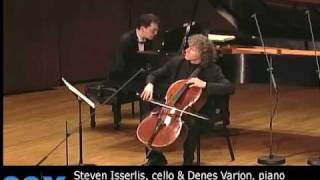 Steven Isserlis cello amp Denes Varjon piano  Schumann Abendlied Op85 No12 arr Joachim [upl. by Tess]