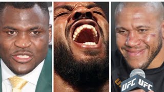 Jon Jones DISSES Francis Ngannou vs Ciryl Gane FIGHT [upl. by Bashemath]