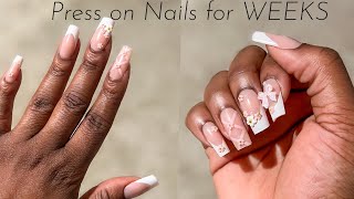 Make Your Press On Nails Last For Weeks  Manicure In Under An Hour [upl. by Eenahc923]