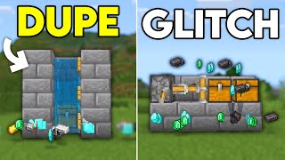 BEST WORKING DUPLICATION GLITCHES in Minecraft Bedrock 121 [upl. by Fernandez]