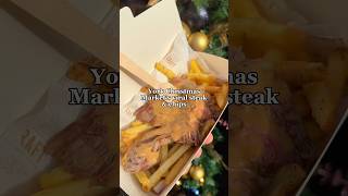 York Christmas Market’s viral steak amp chips shorts food york [upl. by Kevon659]