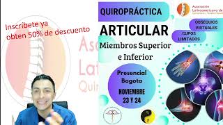 CURSO QUIROPRACTICA ARTICULAR [upl. by Nabla329]