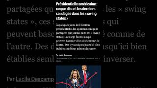 Les SWING STATES de lélection présidentielle américaine news election2024 usa trump harris [upl. by Briant]