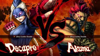 Ultra Street Fighter 4  Decapre Vs Akuma Hardest [upl. by Heger]