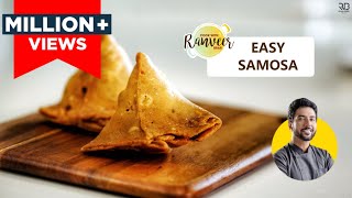 Easy Samosa Recipe  लखनवी समोसा बनाने का आसान तरीका  हलवाई वाले समोसे । CHEF Ranveer Brar [upl. by Annovahs]