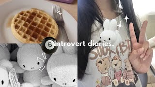 introvert diaries ☁️ sick days studying waffles life as an ISTJ [upl. by Ettedanreb]