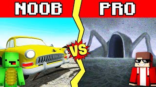 CAR EATER VS SEA EATER Build Battle In Minecraft  NOOB VS PRO CHALLENGE Maizen Mizen Mazien Parody [upl. by Ellita744]