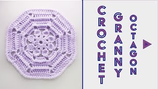 Crochet octagon granny square  Crochet diagram patterns [upl. by Akiemehs]