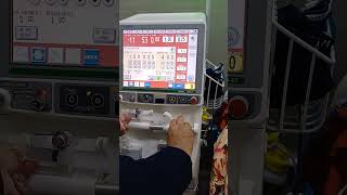 How to set time uf heparine infusion pump on NIKKISO DIALYSIS MACHINE [upl. by Rabah]