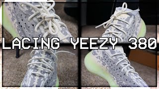 How to Lace the Yeezy 380 [upl. by Incrocci]