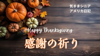 感謝の祈り【気ままシニア・アメリカ日記】アメリカの伝統的な祝日・感謝祭に際して感謝の祈りを投稿します [upl. by Eentirb]