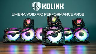 Kolink Umbra Void AIO  Impressive Performance Unique Look [upl. by Randene]