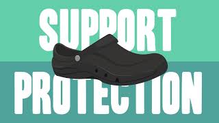 Toffeln EziProtekta Chef Clog Safety Shoes Provide A Safer Working Environment [upl. by Igiul]