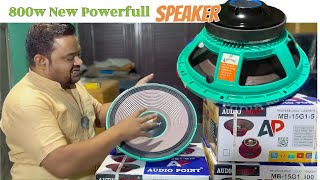 15” Speaker 800w Audio point आपके लिए Zahoor Bhai ￼dance speaker [upl. by Rednijar]