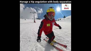 How to ski Carving in 1 minute Description inside the video [upl. by Dorri]