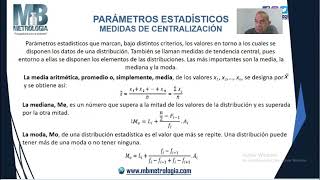 Tema 5 Medidas de centralización [upl. by Wehttan684]