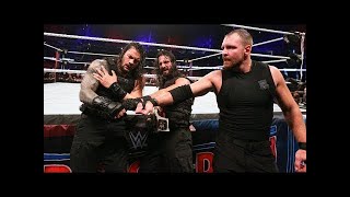 The 6th October 2018 Shield vs Braun Strowman Dolph Ziggler amp Drew McIntyre HD [upl. by Gaul]